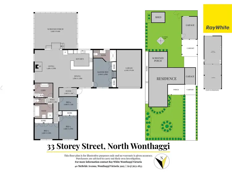 Floorplan of Homely house listing, 33 Storey Street, North Wonthaggi VIC 3995
