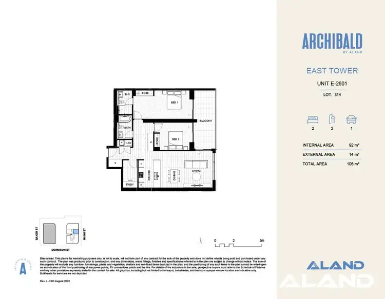 Floorplan of Homely house listing, E-2601/108 Donnison Street, Gosford NSW 2250