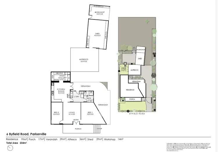 Floorplan of Homely house listing, 6 Byfield Road, Parkerville WA 6081