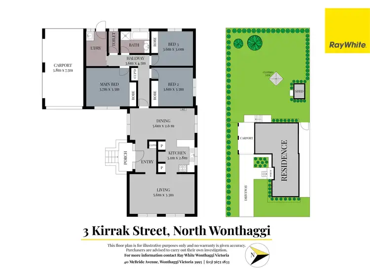 Floorplan of Homely house listing, 3 Kirrak Street, North Wonthaggi VIC 3995