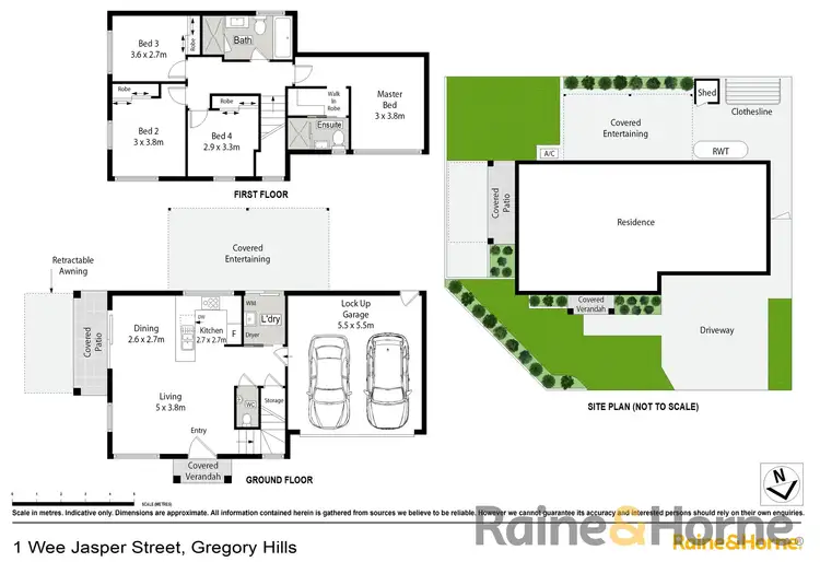 Floorplan of Homely house listing, 1 Wee Jasper Street, Gregory Hills NSW 2557