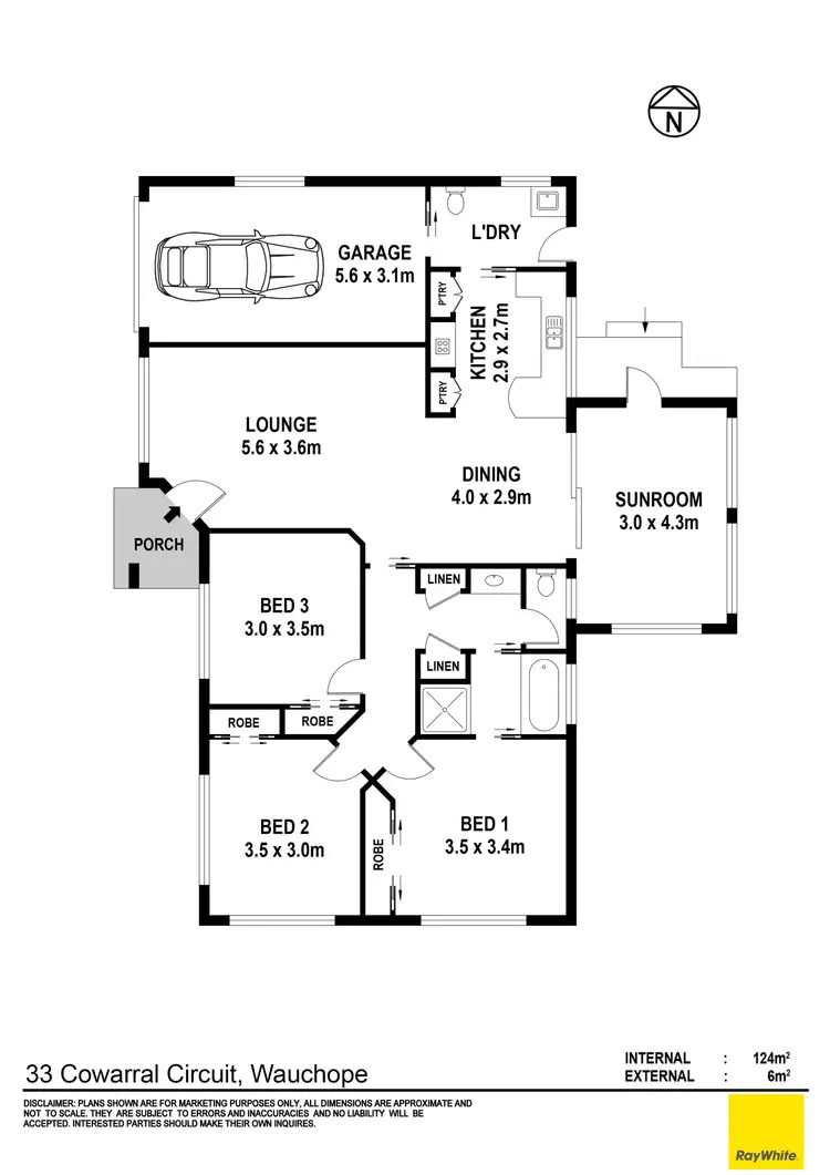 Floorplan of Homely house listing, 33 Cowarral Circuit, Wauchope NSW 2446