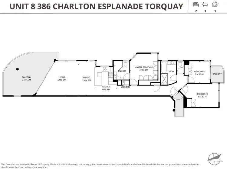 Floorplan of Homely apartment listing, 8/386 Esplanade, Torquay QLD 4655