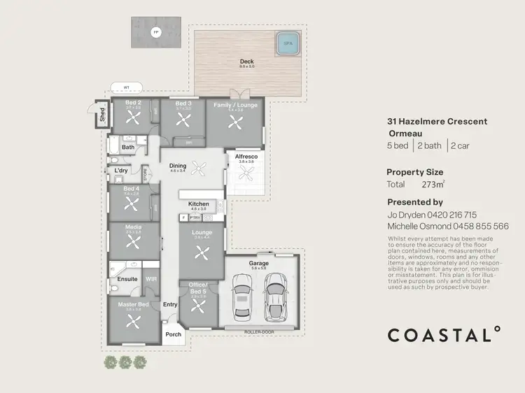 Floorplan of Homely house listing, 31 Hazelmere Crescent, Ormeau QLD 4208