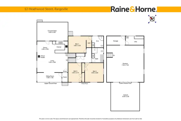 Floorplan of Homely house listing, 12 Heathwood Street, Rangeville QLD 4350