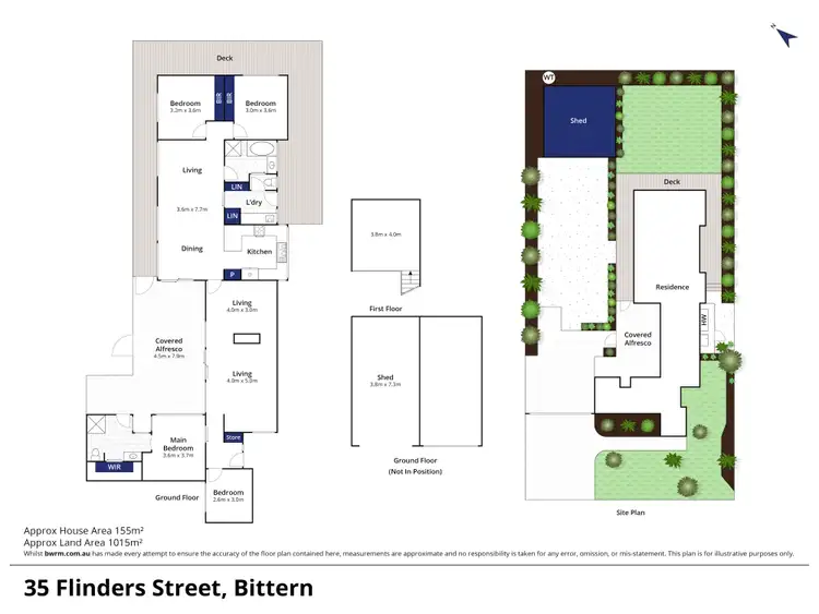 Floorplan of Homely house listing, 35 Flinders Street, Bittern VIC 3918