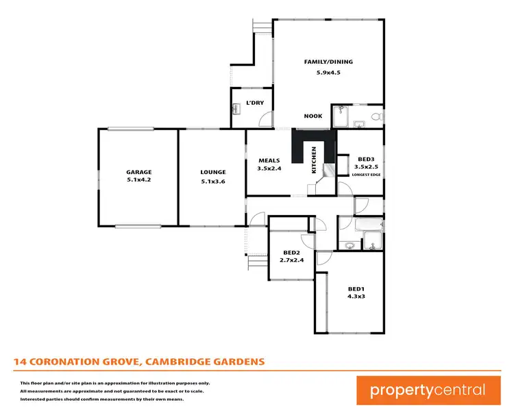 Floorplan of Homely house listing, 14 Coronation Grove, Cambridge Gardens NSW 2747