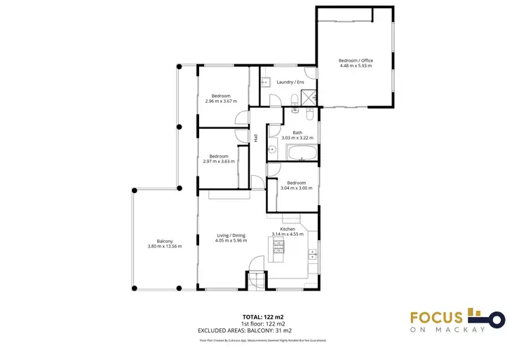 Floorplan of Homely house listing, 13 Coconut Grove, Ball Bay QLD 4741