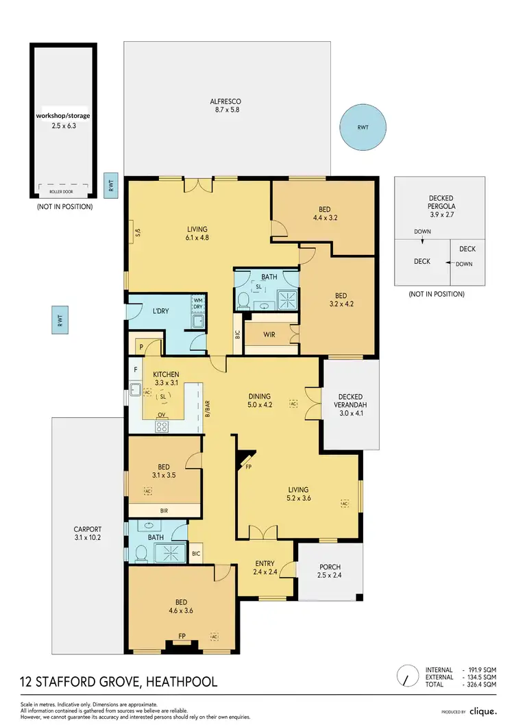 Floorplan of Homely house listing, 12 Stafford Grove, Heathpool SA 5068