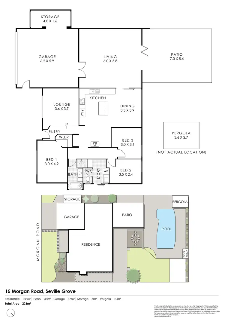 Floorplan of Homely house listing, 15 Morgan Road, Seville Grove WA 6112