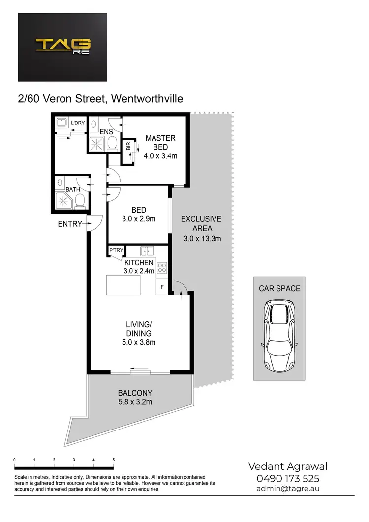 Floorplan of Homely apartment listing, 2/60 Veron Street, Wentworthville NSW 2145