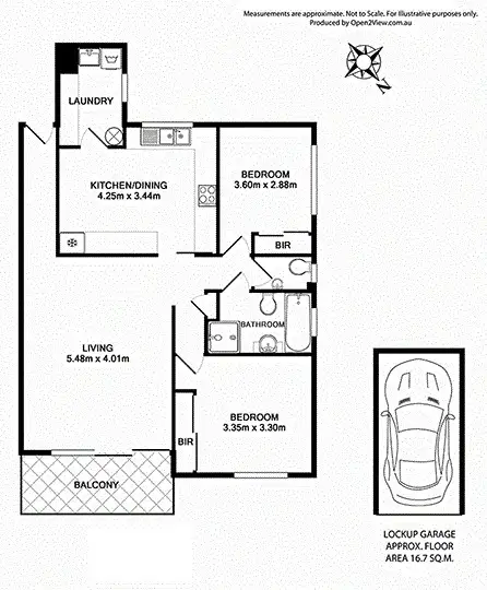 Floorplan of Homely apartment listing, 3/12-16 Schwebel Street, Marrickville NSW 2204