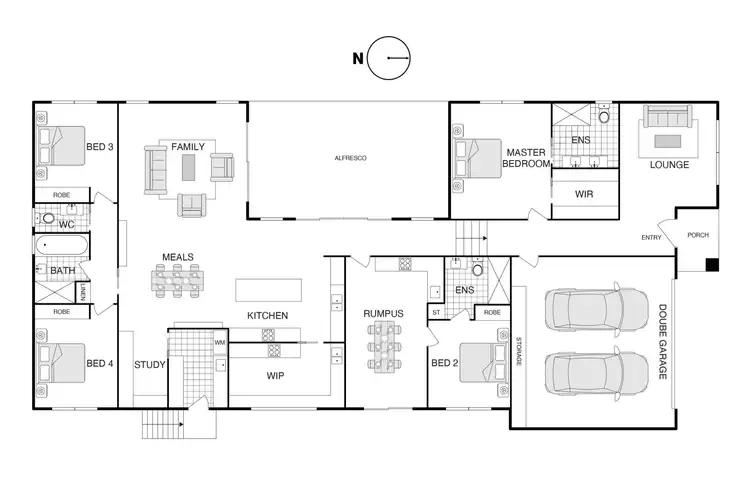 Floorplan of Homely house listing, 10 Gruzman View, Taylor ACT 2913