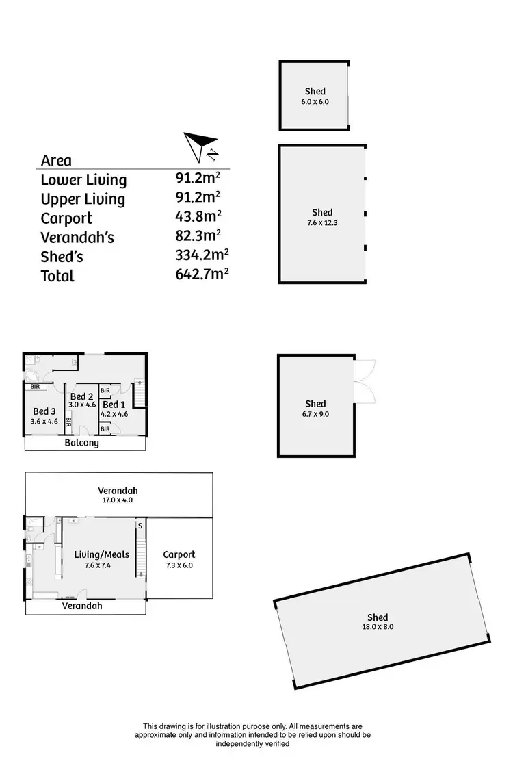 Floorplan of Homely rural property listing, 44 Long Valley Cottages Road, Strathalbyn SA 5255