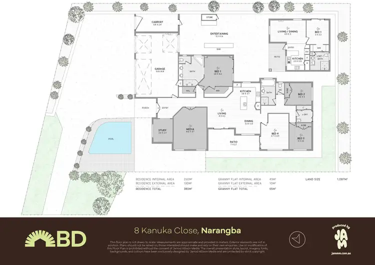 Floorplan of Homely house listing, 8 Kanuka Close, Narangba QLD 4504