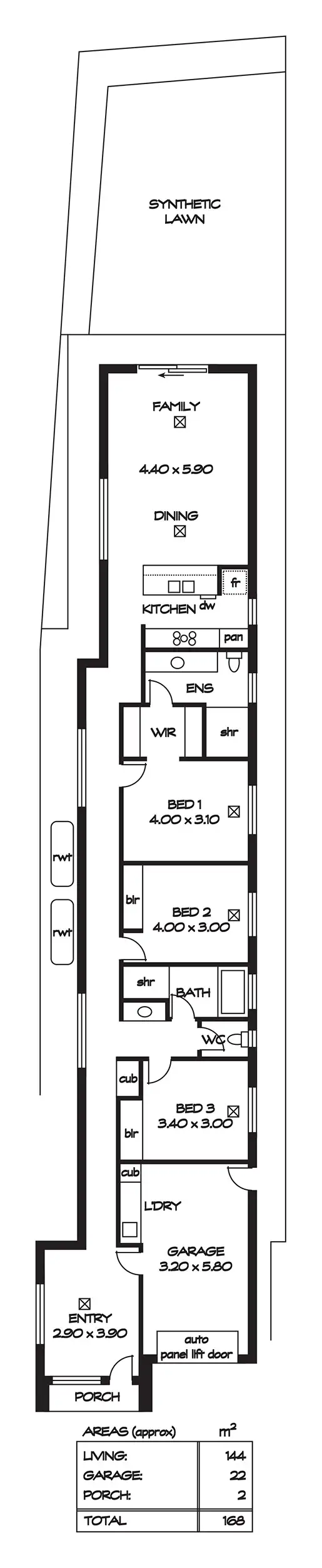 Floorplan of Homely house listing, 28C Benham Street, Elizabeth East SA 5112