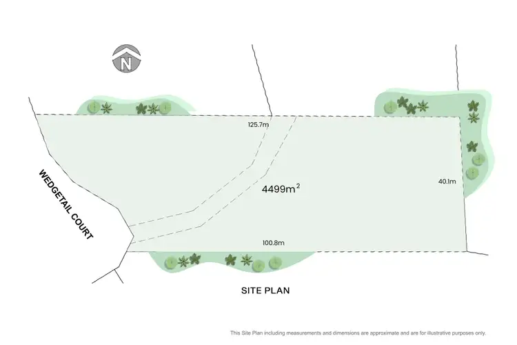 Floorplan of Homely land listing, 7-11 Wedgetail Court, Valdora QLD 4561