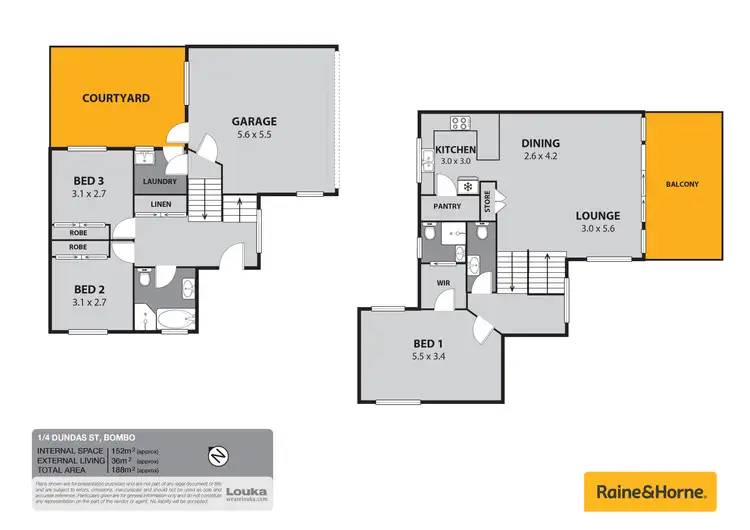 Floorplan of Homely semi-detached listing, 1/4 Dundas Street, Bombo NSW 2533