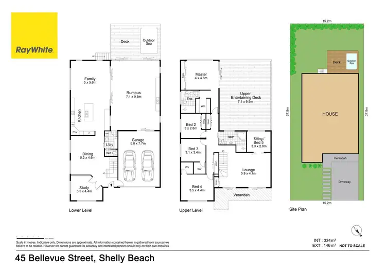 Floorplan of Homely house listing, 45 Bellevue Street, Shelly Beach NSW 2261