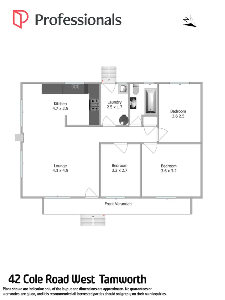 Floorplan of Homely house listing, 42 Cole Road, West Tamworth NSW 2340