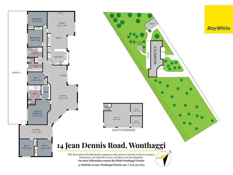 Floorplan of Homely house listing, 14 Jean Dennis Road, Wonthaggi VIC 3995