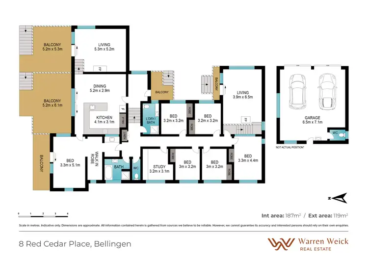 Floorplan of Homely house listing, 8 Red Cedar Place, Bellingen NSW 2454