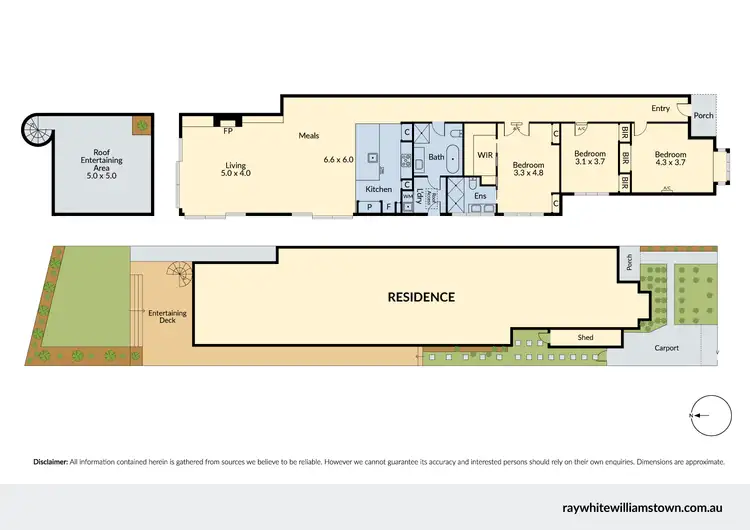 Floorplan of Homely house listing, 28 Yarra Street, Williamstown VIC 3016
