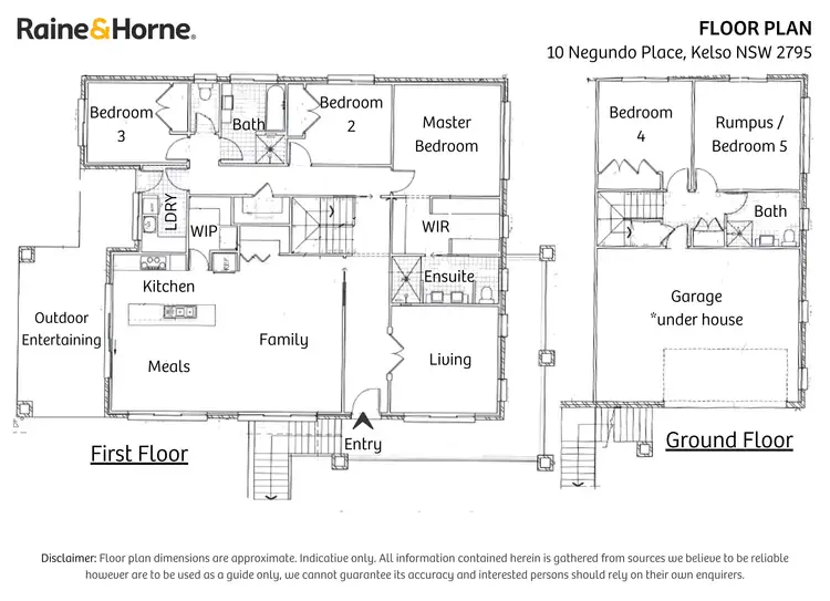 Floorplan of Homely house listing, 10 Negundo Place, Kelso NSW 2795