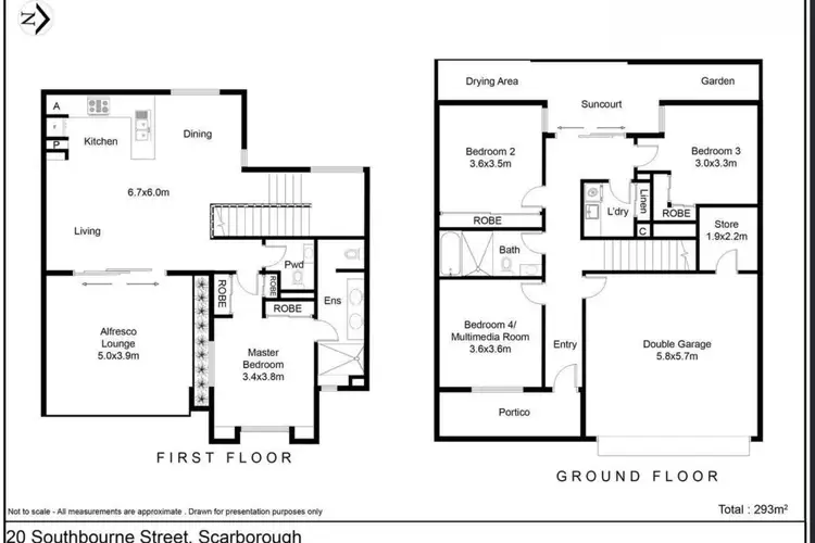 Floorplan of Homely house listing, 2/20 Southbourne Street, Scarborough WA 6019