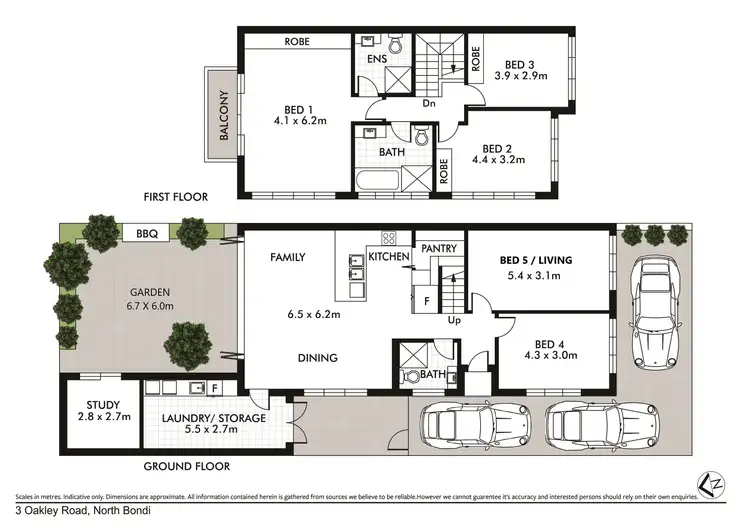 Floorplan of Homely house listing, 3 Oakley Road, North Bondi NSW 2026