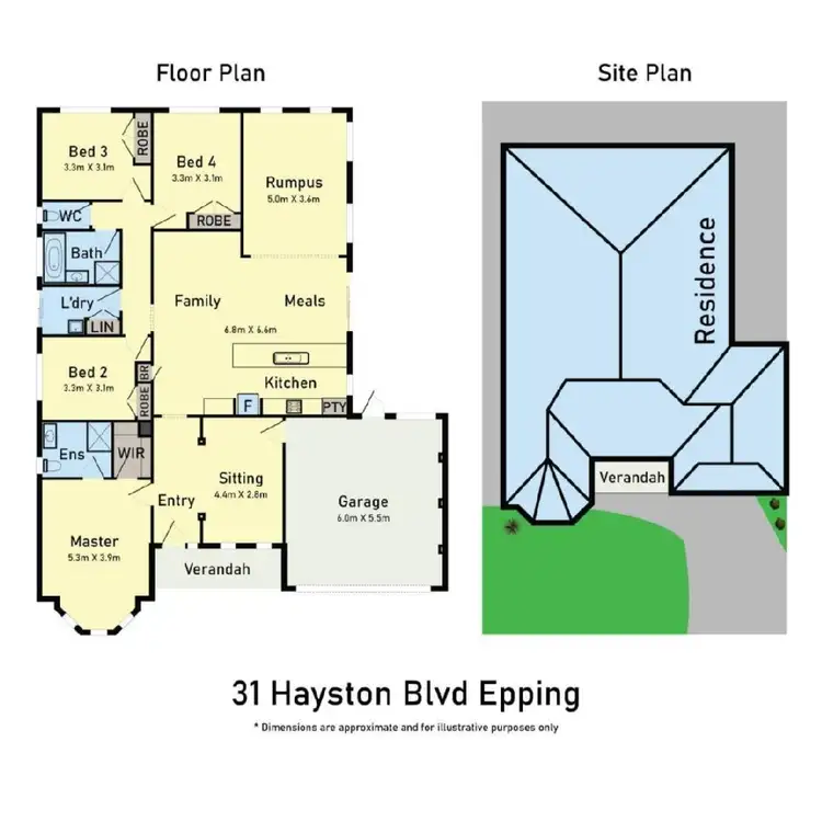 Floorplan of Homely house listing, 31 Hayston Boulevard, Epping VIC 3076
