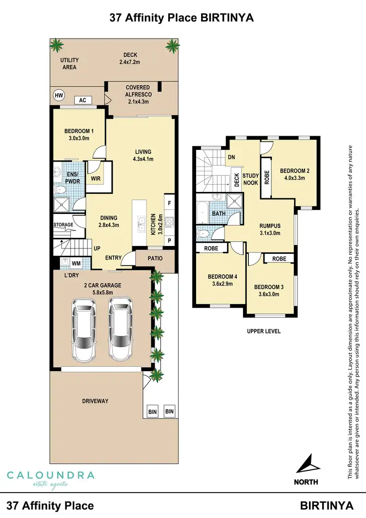 Floorplan of Homely house listing, 37 Affinity Place, Birtinya QLD 4575