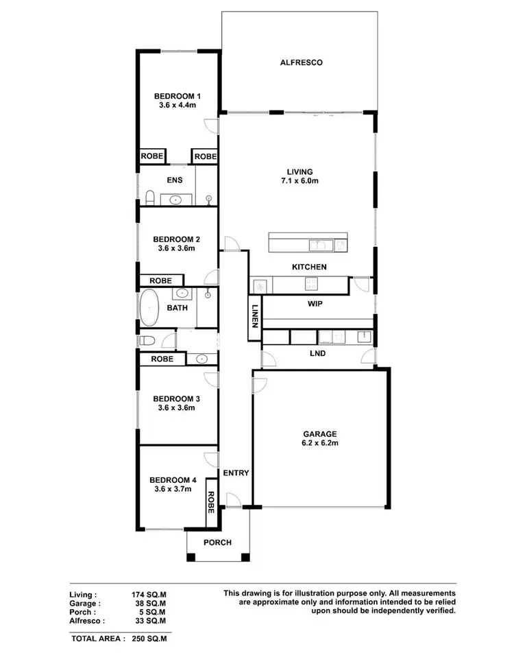 Floorplan of Homely house listing, 22 Evergreen Court, Robe SA 5276