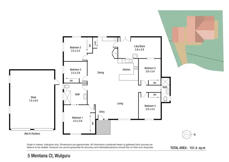 Floorplan of Homely house listing, 5 Mentana Court, Wulguru QLD 4811