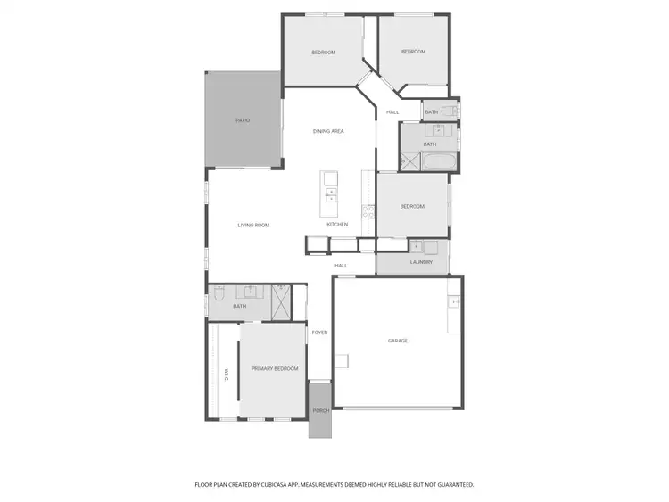 Floorplan of Homely house listing, 7 Greengard Place, Kirkwood QLD 4680