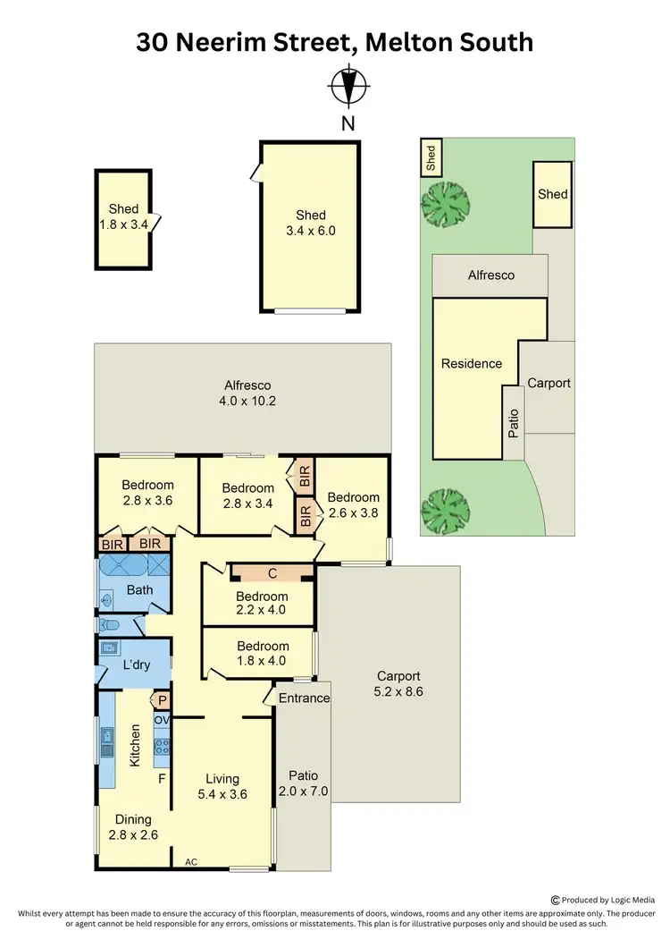 Floorplan of Homely house listing, 30 Neerim Street, Melton South VIC 3338