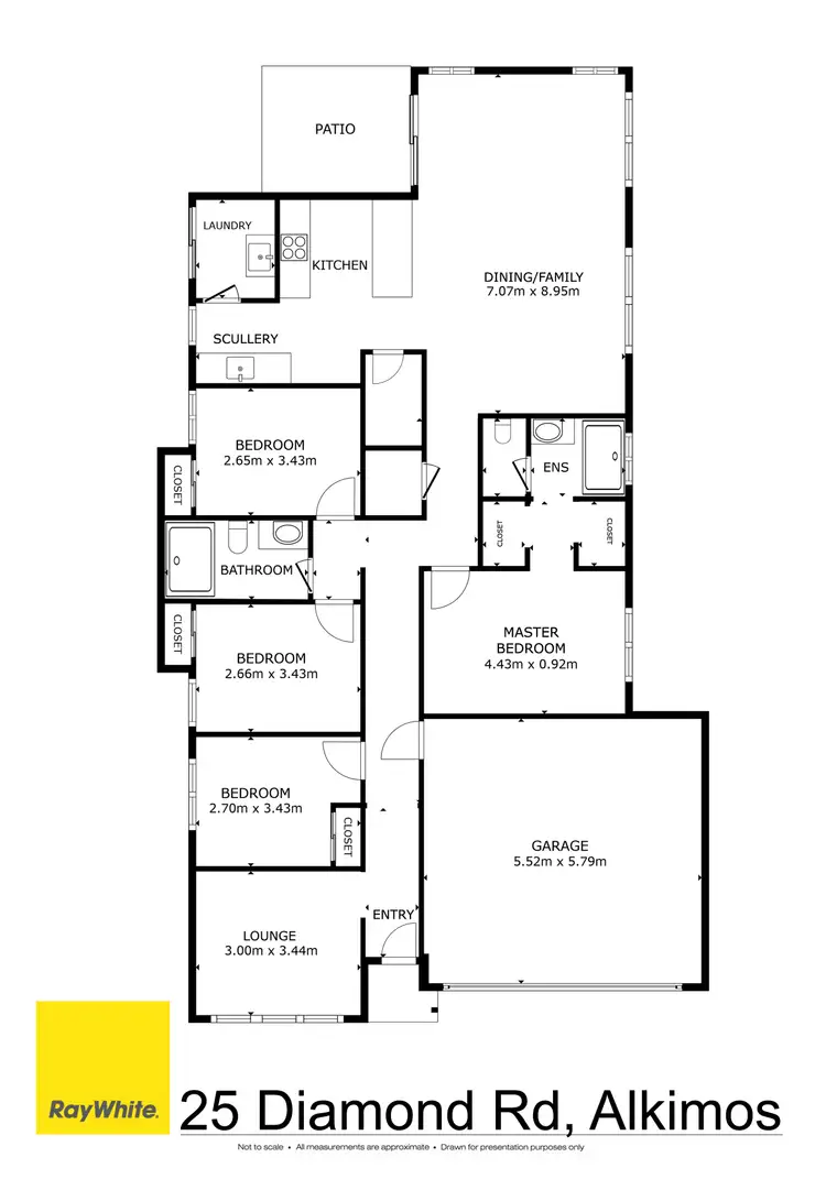 Floorplan of Homely house listing, 25 Diamond Road, Alkimos WA 6038