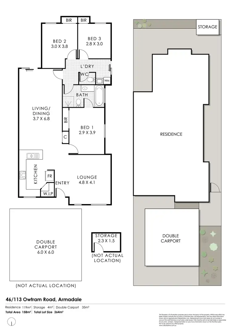 Floorplan of Homely house listing, 46/113 Owtram Road, Armadale WA 6112