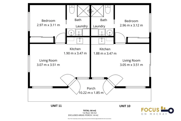 Floorplan of Homely unit listing, L7/4 Don Wright Court, Andergrove QLD 4740