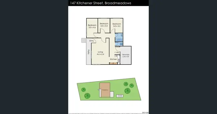 Floorplan of Homely house listing, 147 Kitchener Street, Broadmeadows VIC 3047