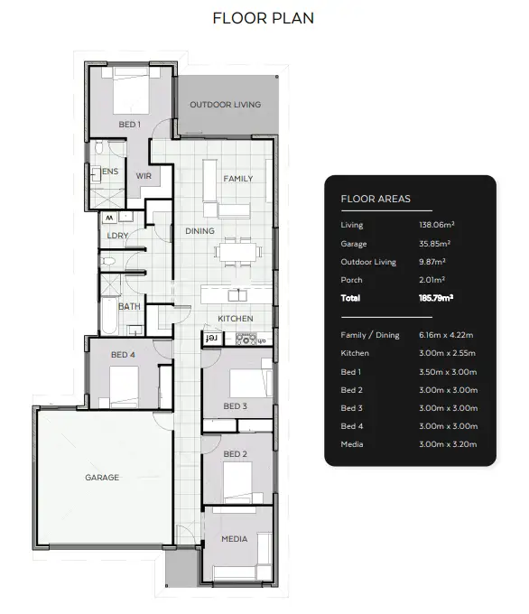 Floorplan of Homely house listing, 50 Simone Court, Caboolture QLD 4510