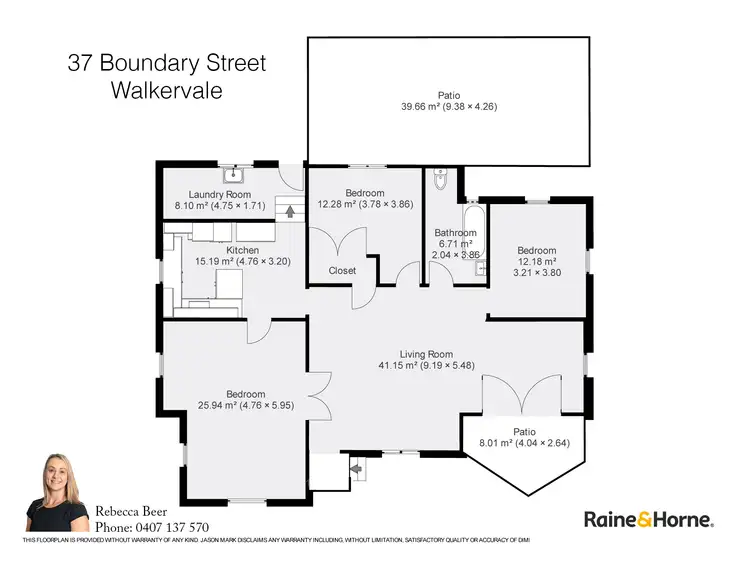 Floorplan of Homely house listing, 37 Boundary Street, Walkervale QLD 4670