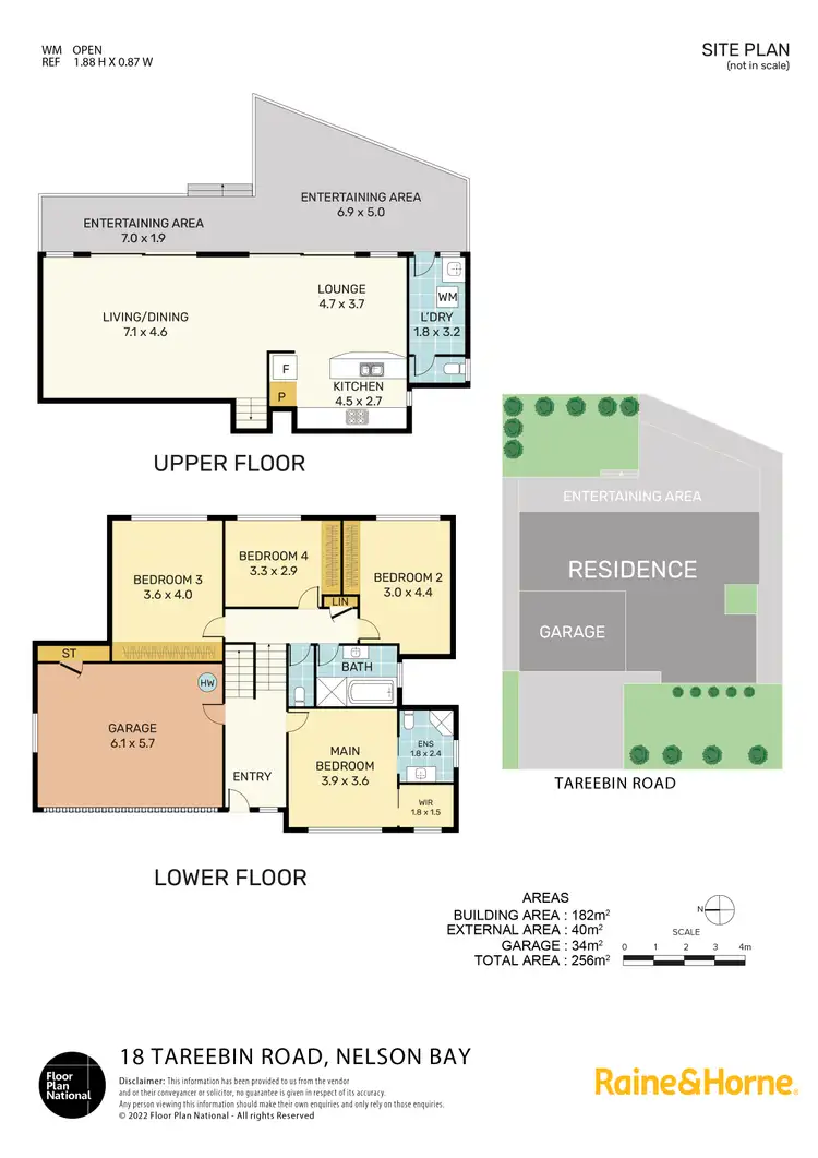 Floorplan of Homely house listing, 18 TAREEBIN ROAD, Nelson Bay NSW 2315