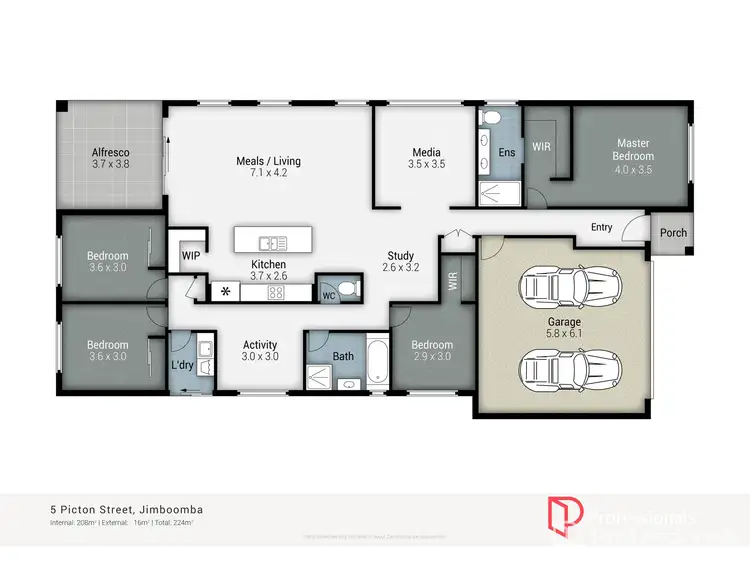 Floorplan of Homely house listing, 5 Picton Street, Jimboomba QLD 4280