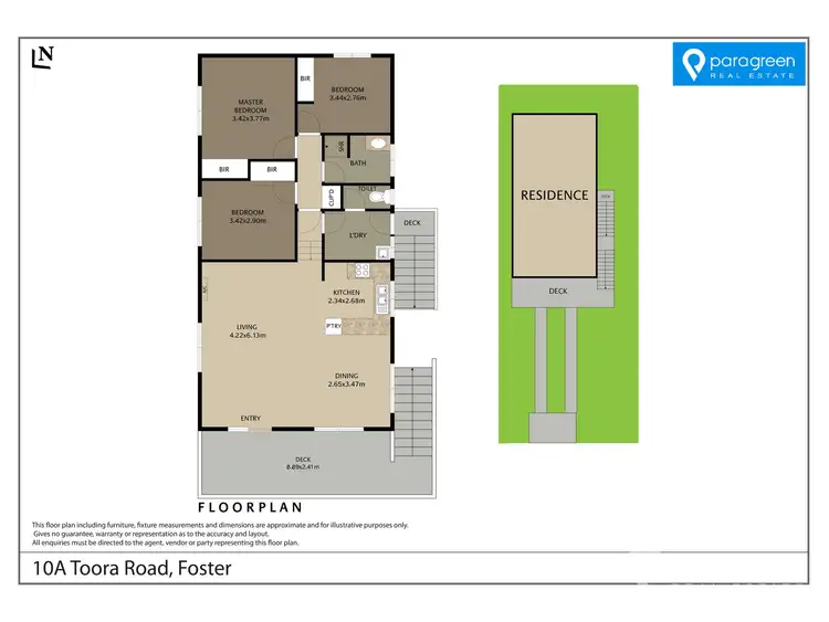 Floorplan of Homely house listing, 10A Toora Road, Foster VIC 3960