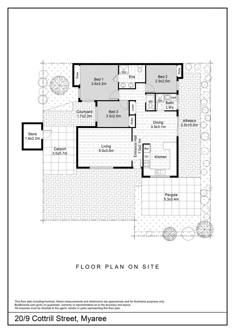 Floorplan of Homely house listing, 20/9 Cottrill Street, Myaree WA 6154