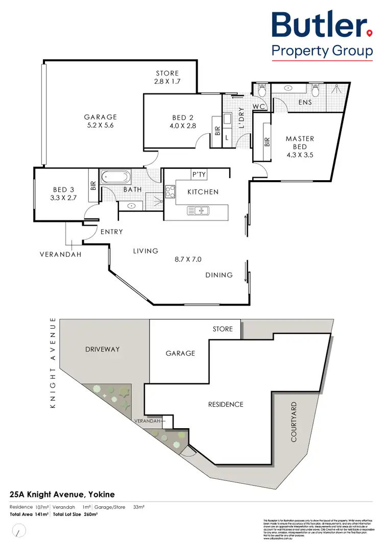 Floorplan of Homely house listing, 25A Knight Avenue, Yokine WA 6060