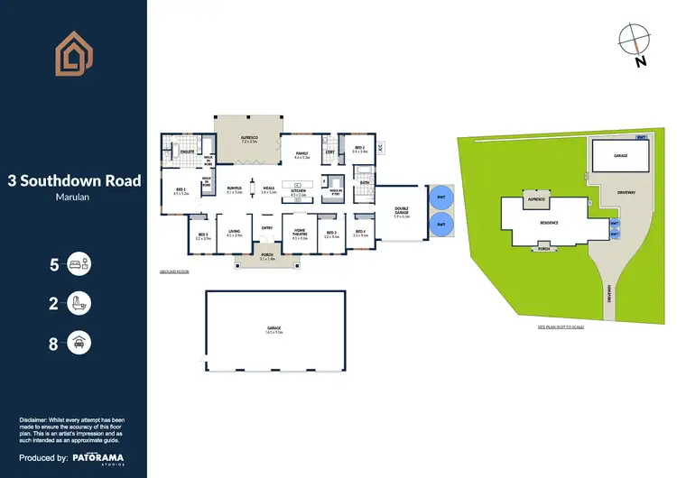 Floorplan of Homely house listing, 3 Southdown Rd, Marulan NSW 2579