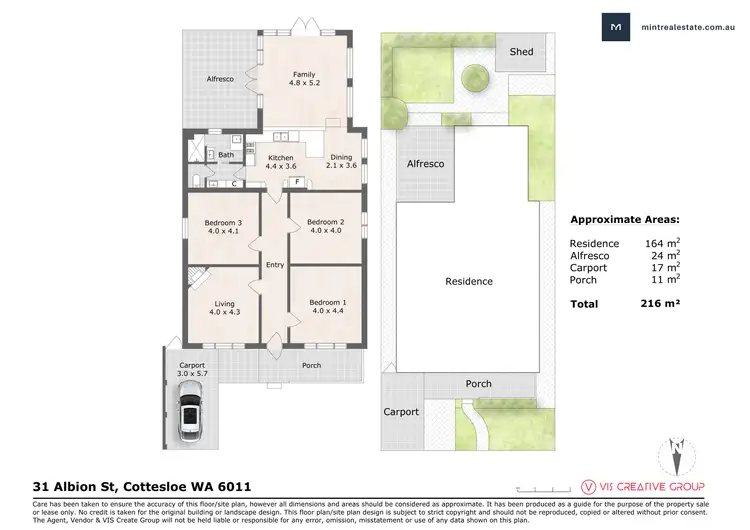 Floorplan of Homely house listing, 31 Albion Street, Cottesloe WA 6011