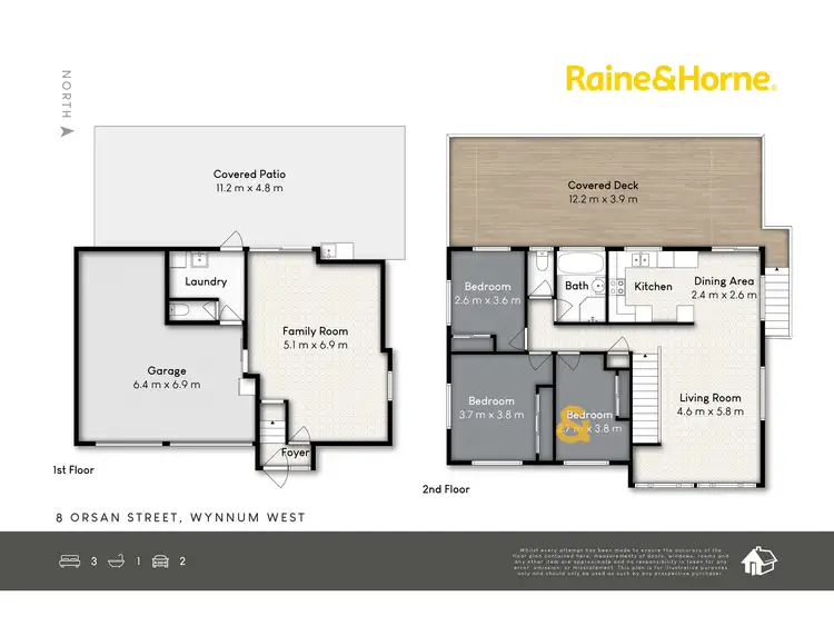 Floorplan of Homely house listing, 8 Orsan Street, Wynnum West QLD 4178